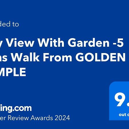 City View With Garden -5 Mins Walk From Golden Temple Amritsar Exterior photo